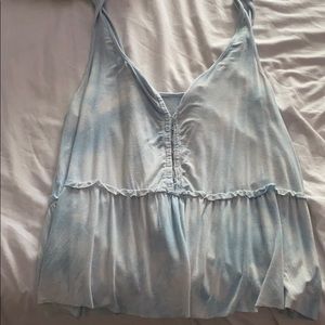 button up tank top